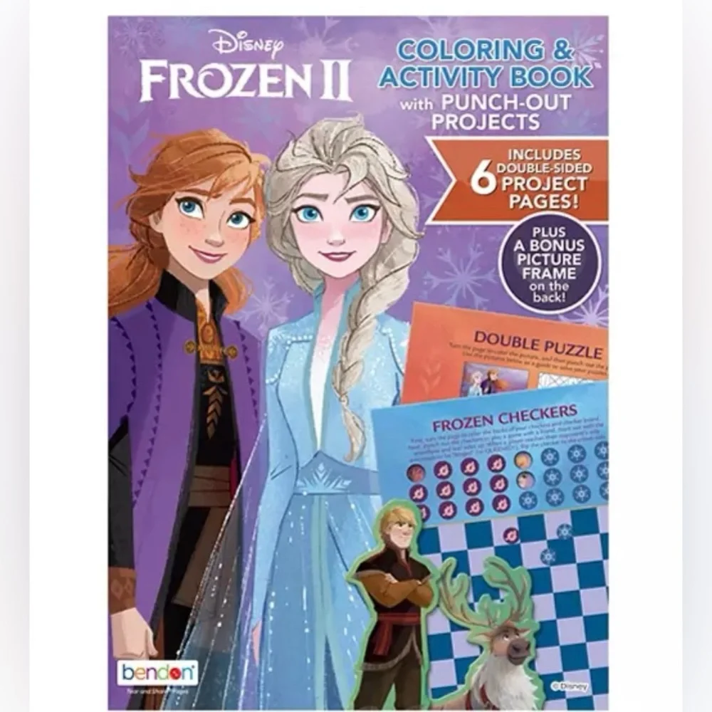 Disney Frozen 2 Punch-Out Projects Coloring & Activity Book
